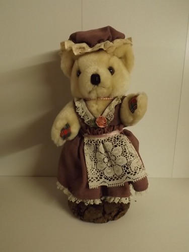 Vintage dressed teddy bear - teddy, on