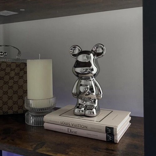 Ceramic teddy bear figurine - ceramic,