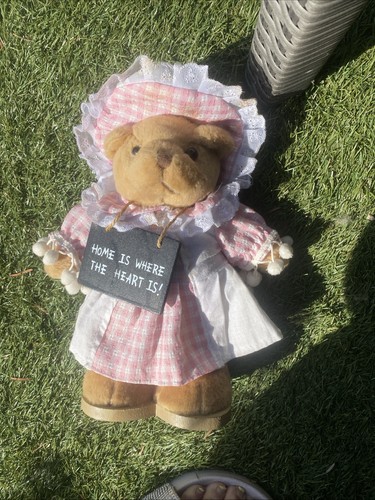 Vintage teddy bear standing - vintage,