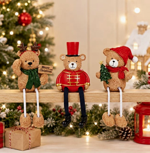 Set christmas teddy bear - teddy,