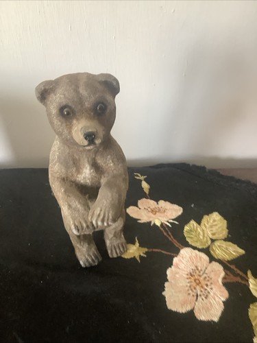 Papier mache bear standing - papier,