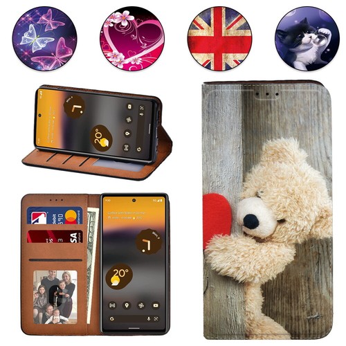 Leather stand phone wallet - leather,