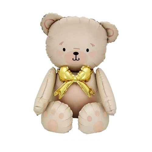 Teddy bear balloon birthday - teddy,