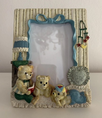 Vintage resin teddy bear - vintage,